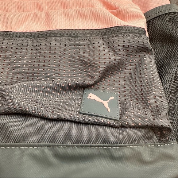 Pink and Gray Puma Backpack - Picture 2 of 4